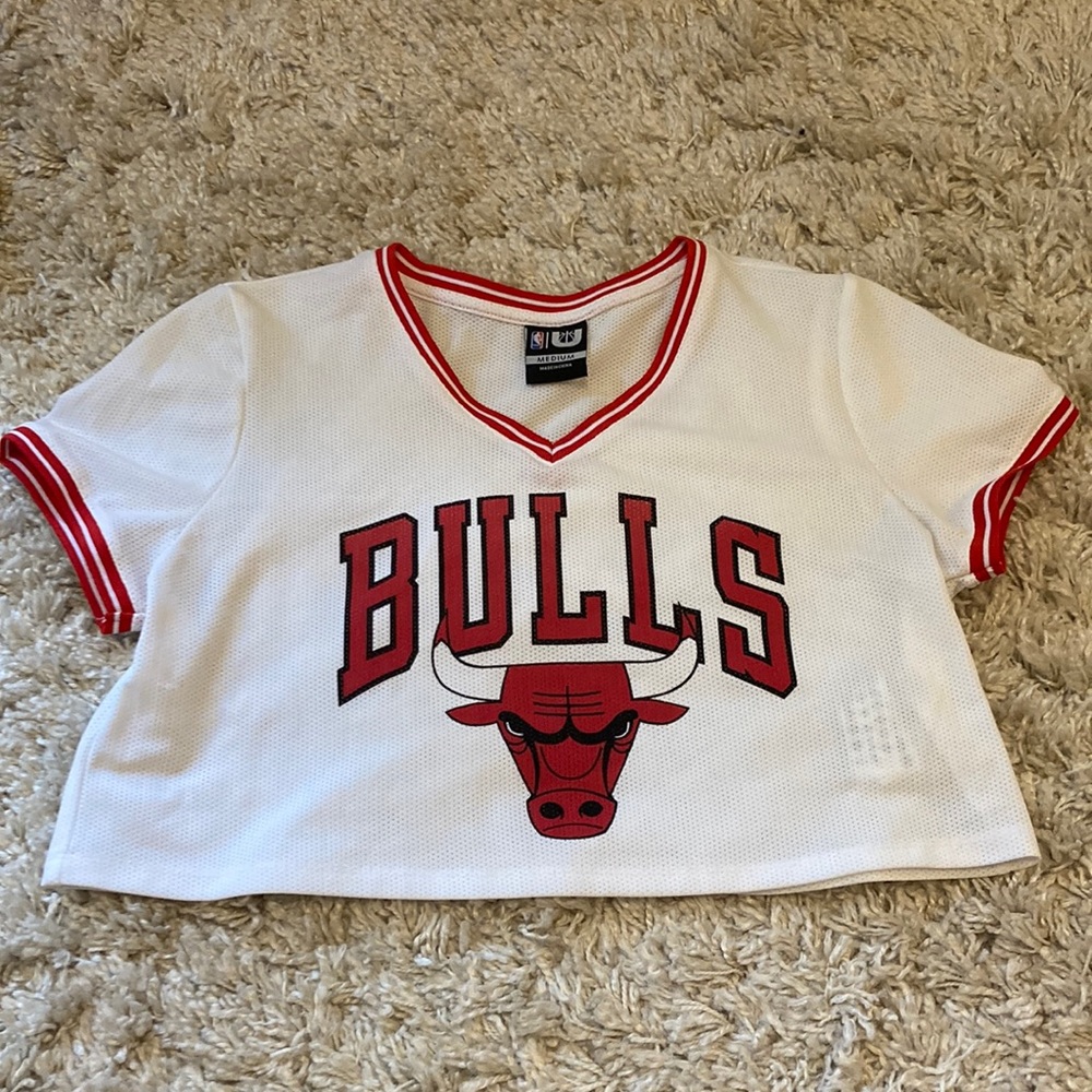 Women’s Cropped Chicago Bulls Jersey
